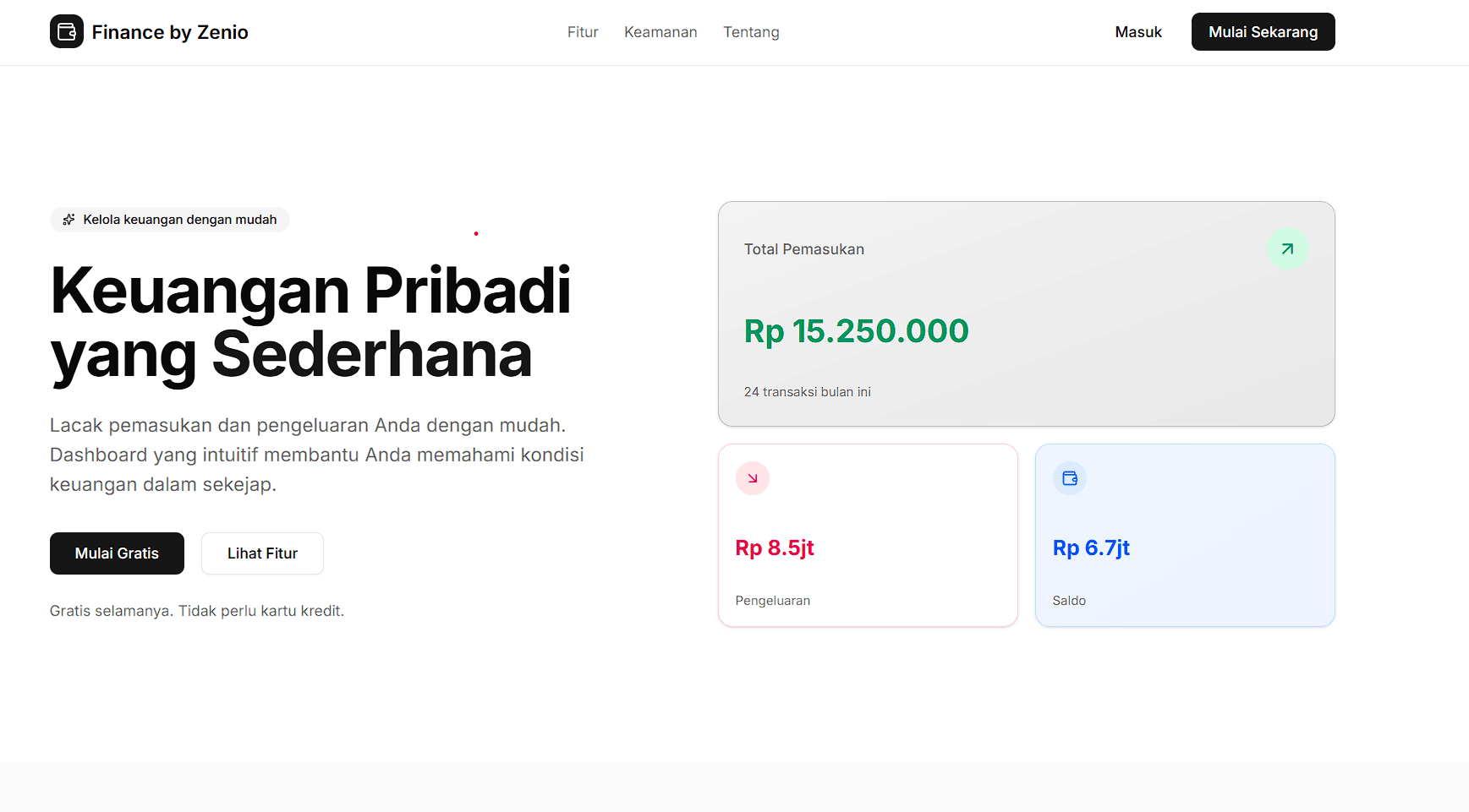 Finance Tracker Screenshot